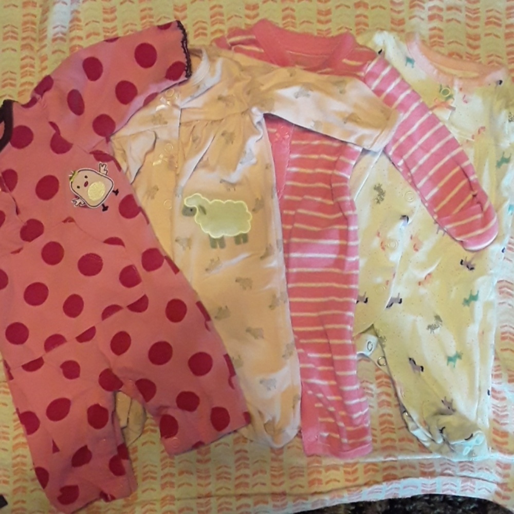 Girls newborn sleepers